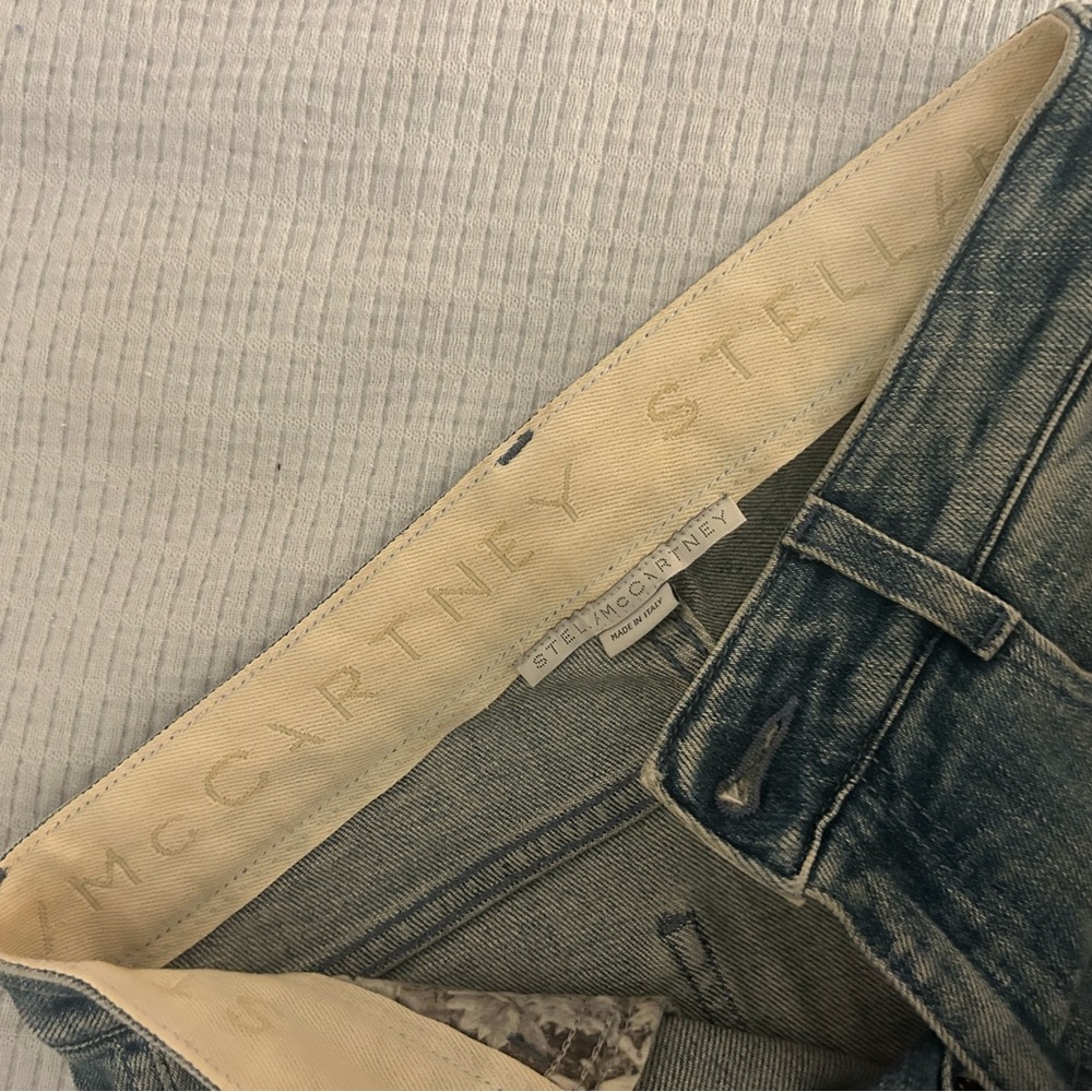 Stella McCartney blue star skinny jeans size 25 gently used - Picture 2 of 3